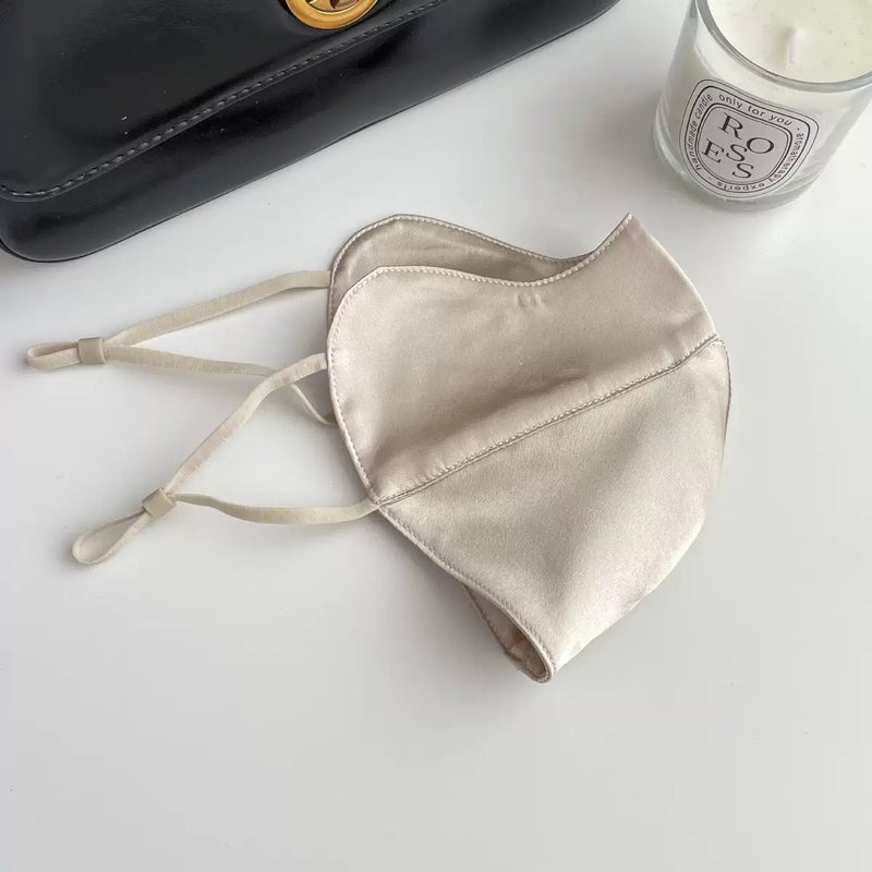 100% Mulberry Silk Sun Protection Full-Face Mask for Outdoor Driving