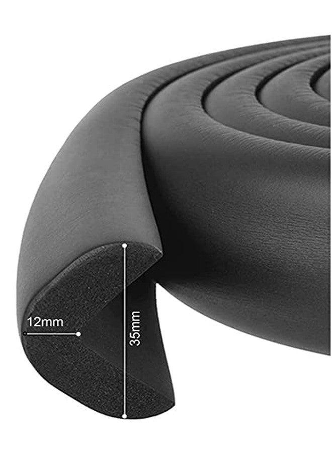 PRAYAS Edge & Corner Guards for Kids - Density Baby Proof Table Protector-Corner Cushion and Edge Safety Bumpers (Black) - Image 3
