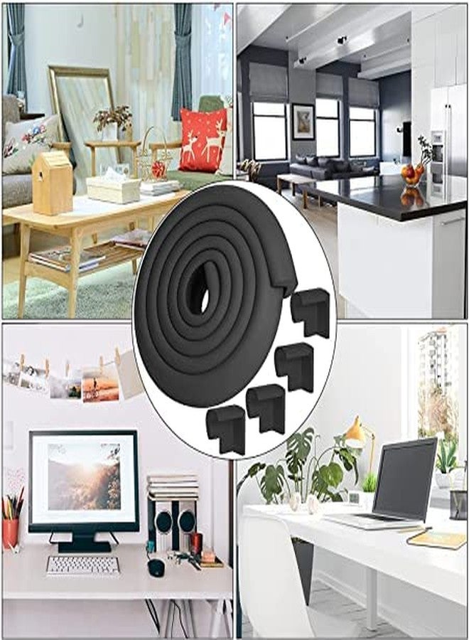 PRAYAS Edge & Corner Guards for Kids - Density Baby Proof Table Protector-Corner Cushion and Edge Safety Bumpers (Black) - Image 5