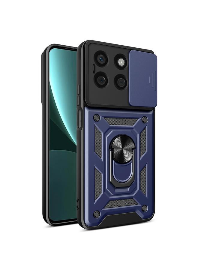 اس-توب جراب لهاتف Honor X8b بتصميم غطاء كاميرا منزلق مصنوع من مادة TPU+PC - Image 1