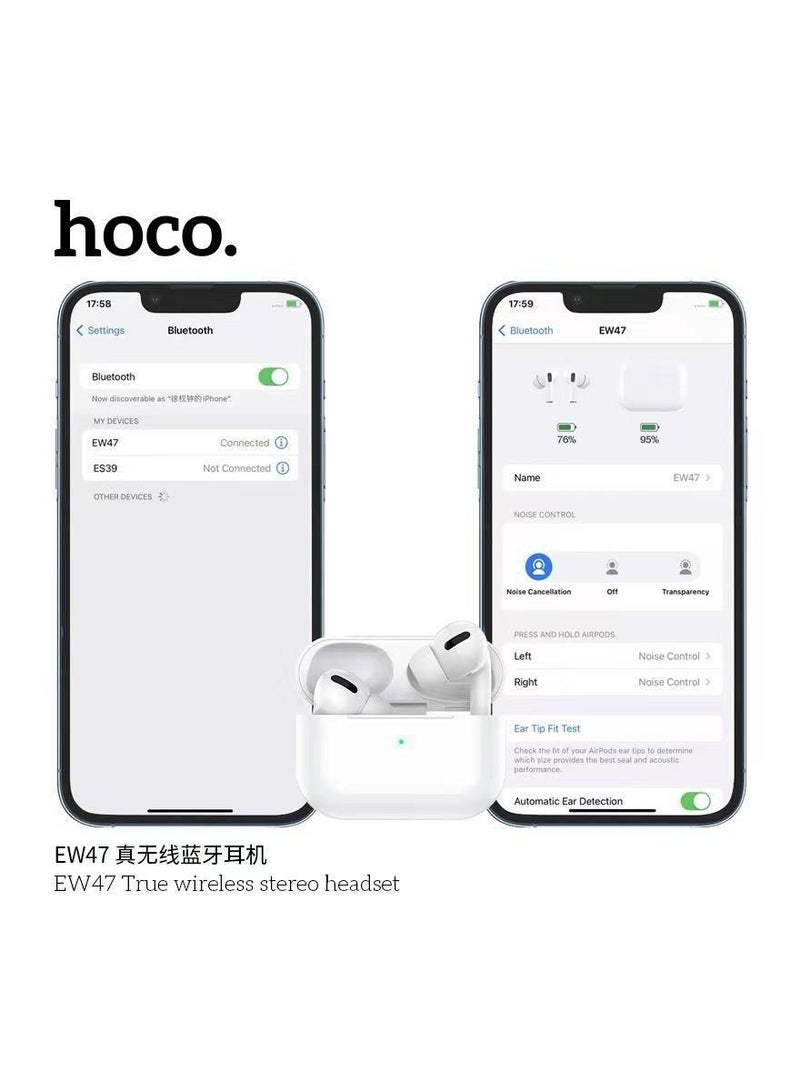 هوكو سماعة رأس استريو لاسلكية EW47 True - Image 3