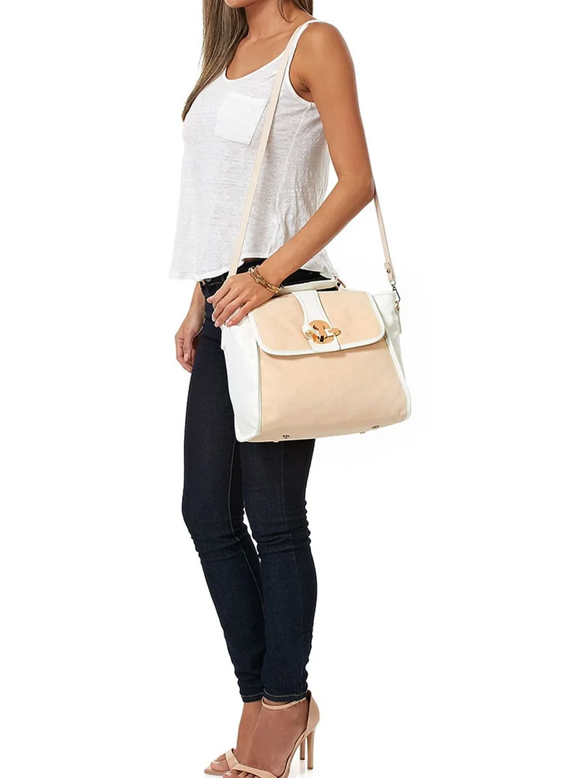 Auren Two Tone Satchel