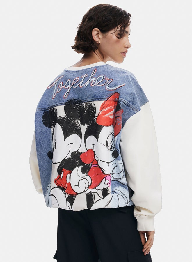 DESIGUAL Mickey™ and Minnie™ sweatshirt  - Image 4