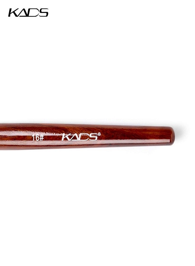 KADS 100% Kolinsky Sable Acrylic Nail Art Brush Red Wood Pen Nail Brush Size 12# 14# 16# 18# 20# Nail Art Manicure Tool Set (size16) - Image 4