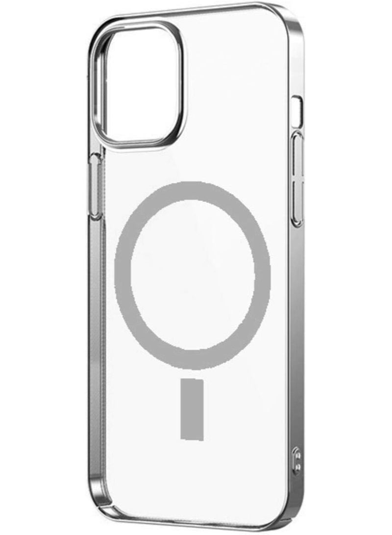 ELTRAZONE iPhone 14 Magsafe Case 6.1 Inch Slim Thin Magnetic Case Yellowing-Resistant, Anti-Drop Shock Absorption, Anti-Scratch and Hard Back Crystal Case Cell Phone Cover - Image 1