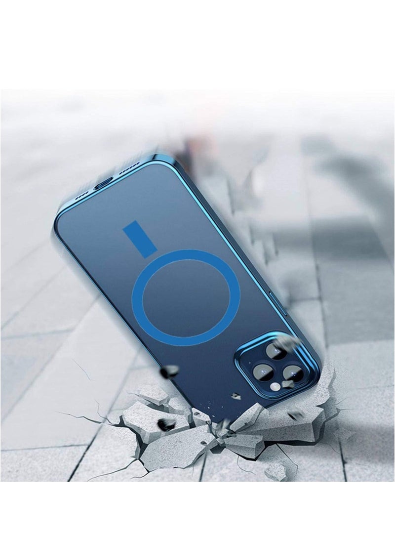 ELTRAZONE iPhone 14 Magsafe Case 6.1 Inch Slim Thin Magnetic Case Yellowing-Resistant, Anti-Drop Shock Absorption, Anti-Scratch and Hard Back Crystal Case Cell Phone Cover - Image 3