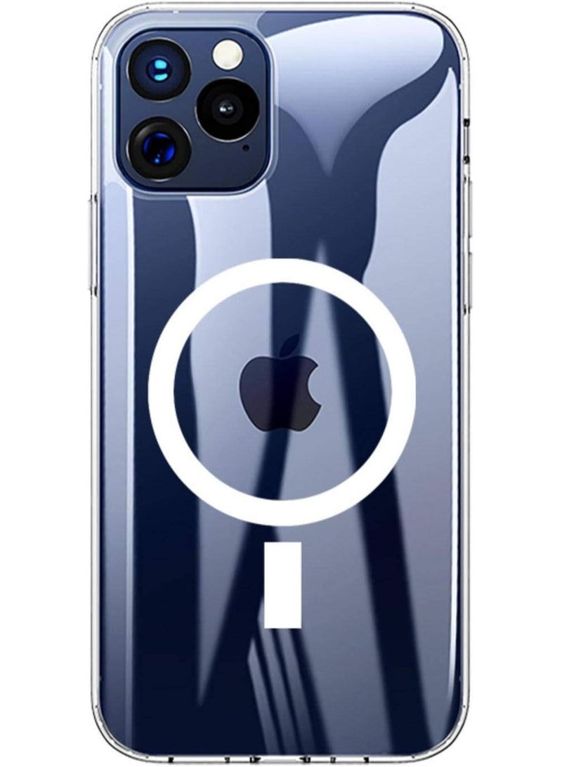 ELTRAZONE iPhone 14 Magsafe Case 6.1 Inch Slim Thin Magnetic Case Yellowing-Resistant, Anti-Drop Shock Absorption, Anti-Scratch and Hard Back Crystal Case Cell Phone Cover - Image 2