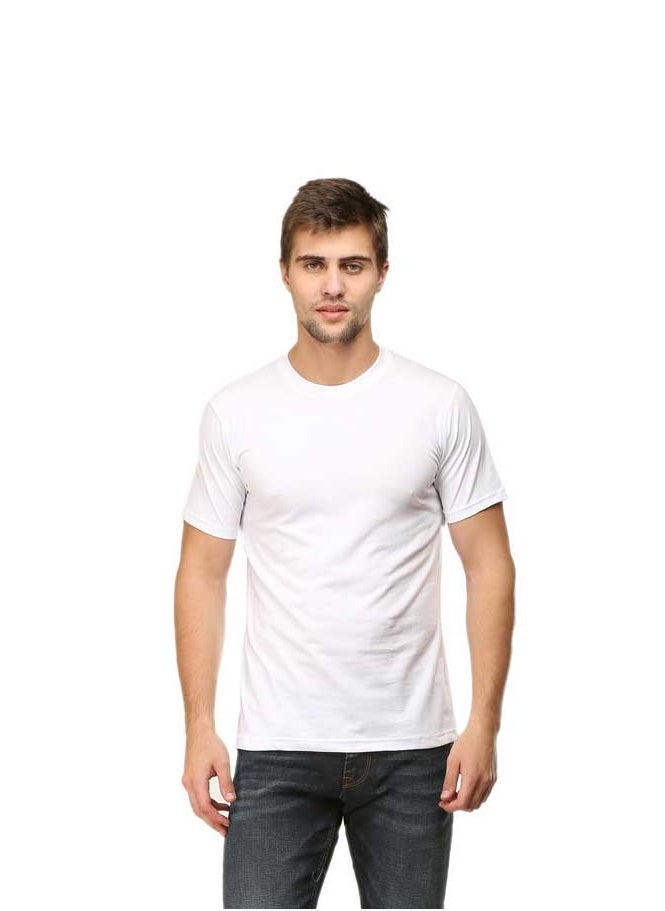 White Men's Half Sleeve Round Neck Cotton Tshirt - pzsku/ZC05490ACAEA2172C9334Z/45/_/1715755646/ac7a081a-00d5-4320-895d-d34358556409