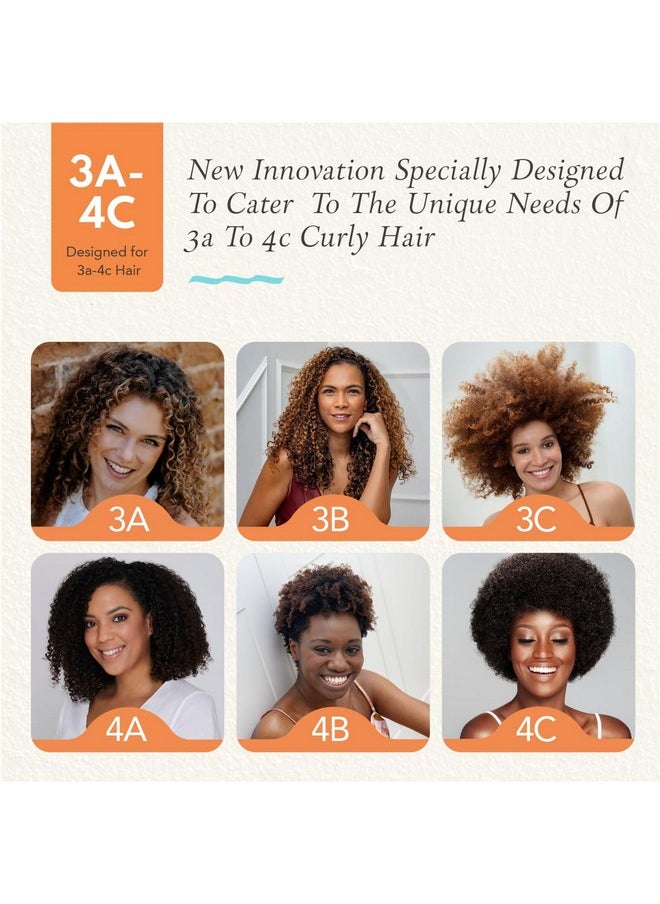 Manta Kinks Detangling Brush - Anti-Static, Curl Defining for 3a to 4c Afro and Curly Hair - Flexible Scalp Brush
