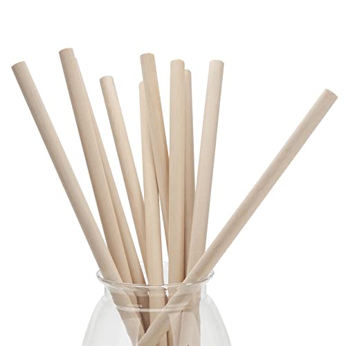 Coowayze Wooden Dowel Rods Wood Dowels for Crafts, 6 PCS 1 x 12 Round Wooden Sticks for Crafts, Thick Macrame Dowels, Unfinished Hard Wood Sticks for Crafting, Arts and DIYers, Closets and Wedding - Image 3