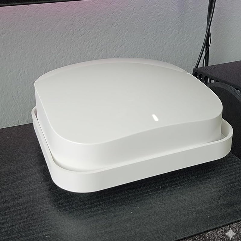 Eero Pro 6 Router Stand with Cooling Riser and Cable Management Base Slim Desktop Mount - Image 2