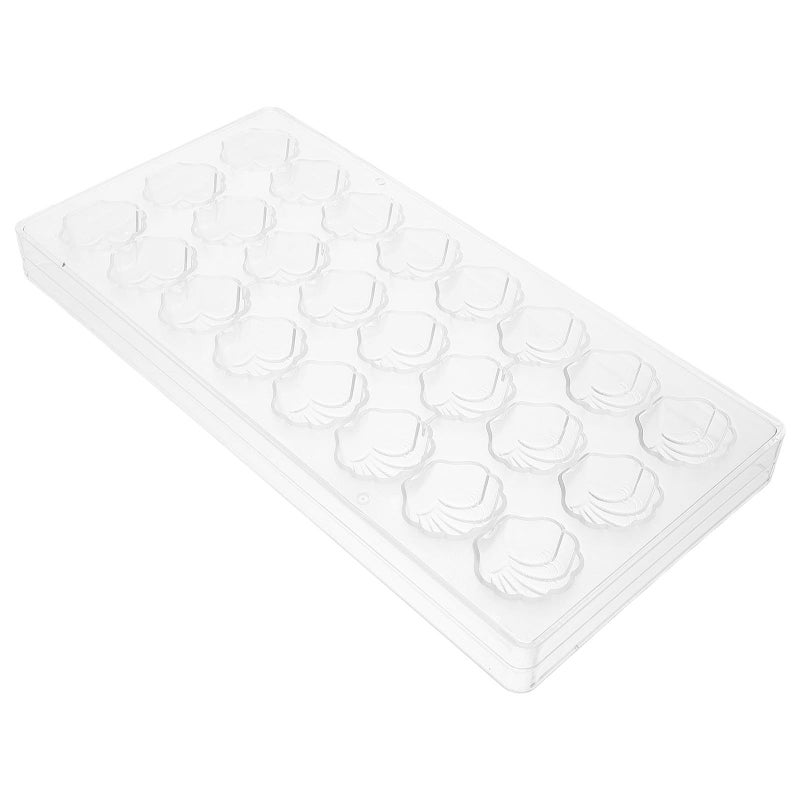 Zerodeko 24 Cavity Shell Shape Chocolate Mold Plastic Baking Candy Making Kit - Image 2