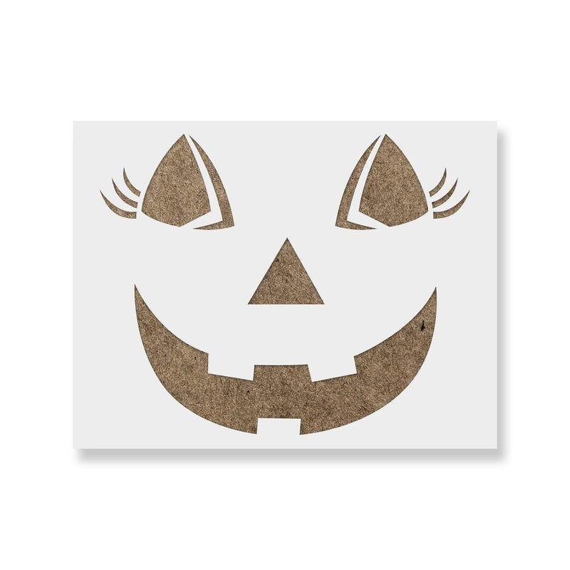 Stencil Revolution Jack O Lantern Pumpkin Stencil Reusable Stencils for Painting Create DIY Jack O Lantern Pumpkin Home Decor