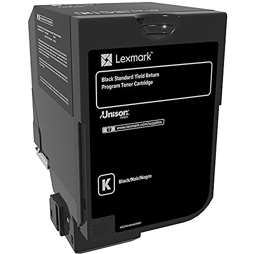 Lexmark Black Return Program Toner Cartridge for US Government 7000 Yield 74C0SKG