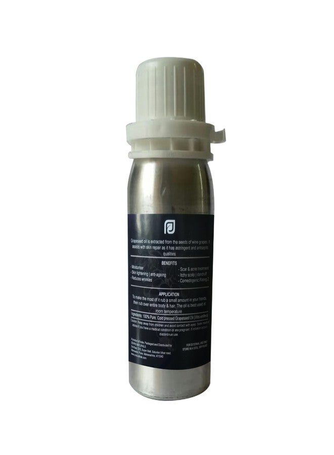 PRASADHAK Cold-pressed Grapeseed Oil | 100% Pure And Natural | 100 ml - Image 3