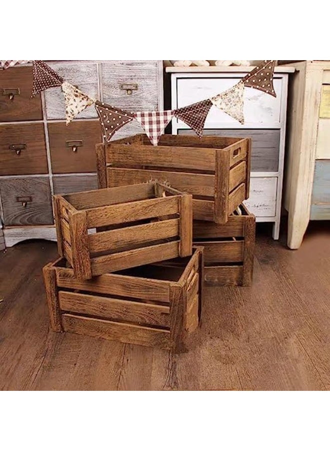 Premium Wooden Storage Boxes – 41L x 29W x 20H, Brown, Ideal for Home Organization, Closet, and Office Storage - Image 5