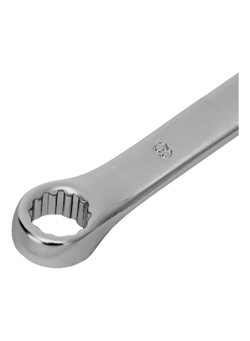 STELS Matt Chrome Combination Wrench, CRV (8mm) - Image 3
