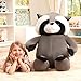 IKASA Giant Racoon Stuffed Animal Raccoon Plush Toy315 Big Large Jumbo Soft ToysCute Huge Size Fat Fluffy Plushy PlushieGifts for Kids - Image 4