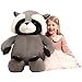 IKASA Giant Racoon Stuffed Animal Raccoon Plush Toy315 Big Large Jumbo Soft ToysCute Huge Size Fat Fluffy Plushy PlushieGifts for Kids - Image 2