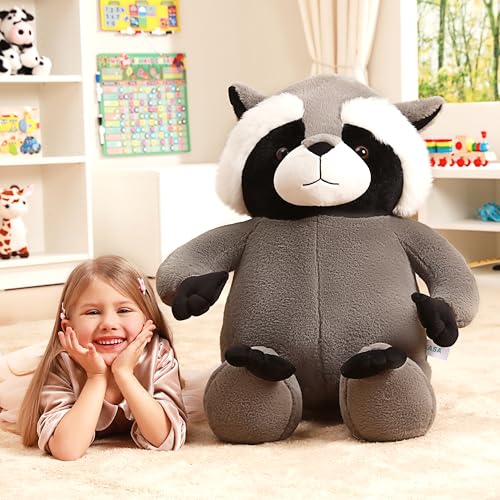 IKASA Giant Racoon Stuffed Animal Raccoon Plush Toy315 Big Large Jumbo Soft ToysCute Huge Size Fat Fluffy Plushy PlushieGifts for Kids - Image 5