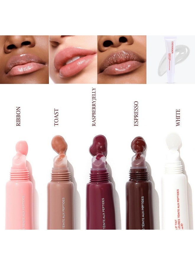 Mrettick 5 Colors Hydrating Lip Gloss, Shiny Jelly Lip Plumping Lip Balms, Long Lasting Nourishing Non-Sticky Fresh Clear Smooth Lip Care - Image 3