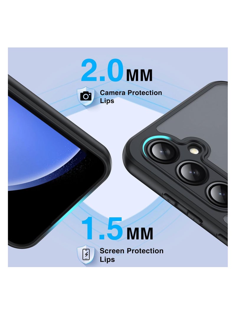 Aookay - [1+1] Magnetic Case and Screen Protector for Samsung Galaxy A56, Compatible with MagSafe Ultra Thin Hard PC Translucent Frosted Rugged Drop-Proof Shockproof Protective Case for Galaxy A56 5G - Image 1