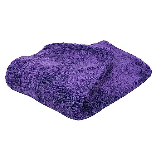 Maxshine 20" x 24" Universal Purple Car Drying Towel – 1200 GSM Rinse-Free Double-Sided Microfiber – Plush, Super Absorbent Towel for Car Wash & Detailing - Image 5