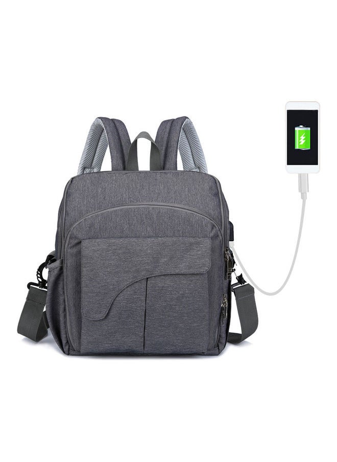 NIBEMINENT Multi-Functional Diaper Bag & High Chair Strap Travel Backpack With Stroller and USB Charging Port  - Image 1