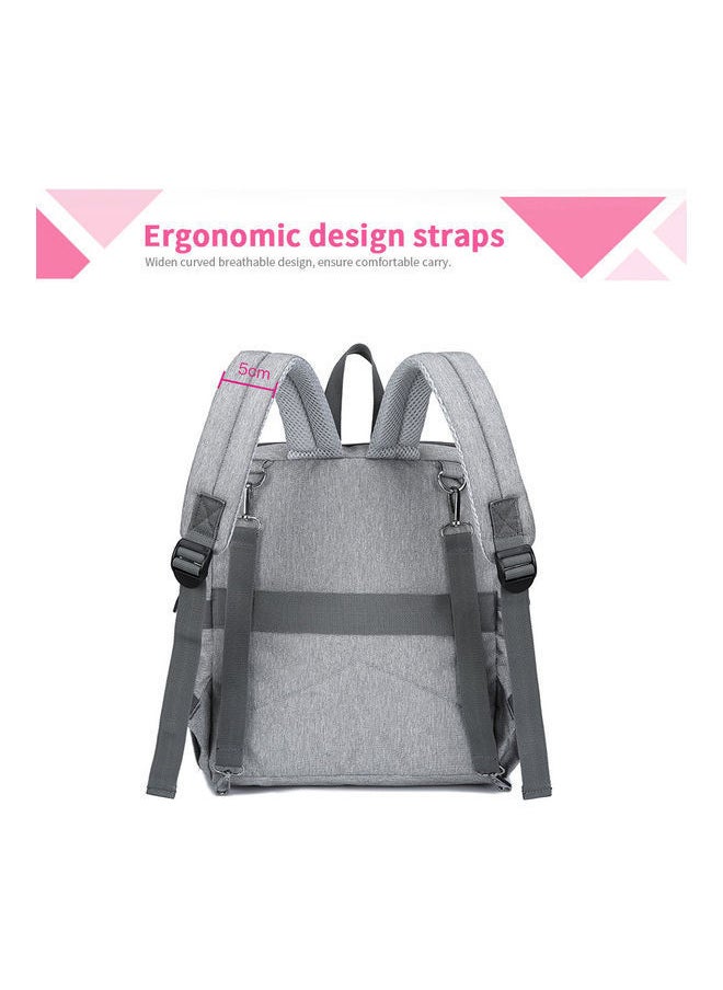 NIBEMINENT Multi-Functional Diaper Bag & High Chair Strap Travel Backpack With Stroller and USB Charging Port  - Image 3