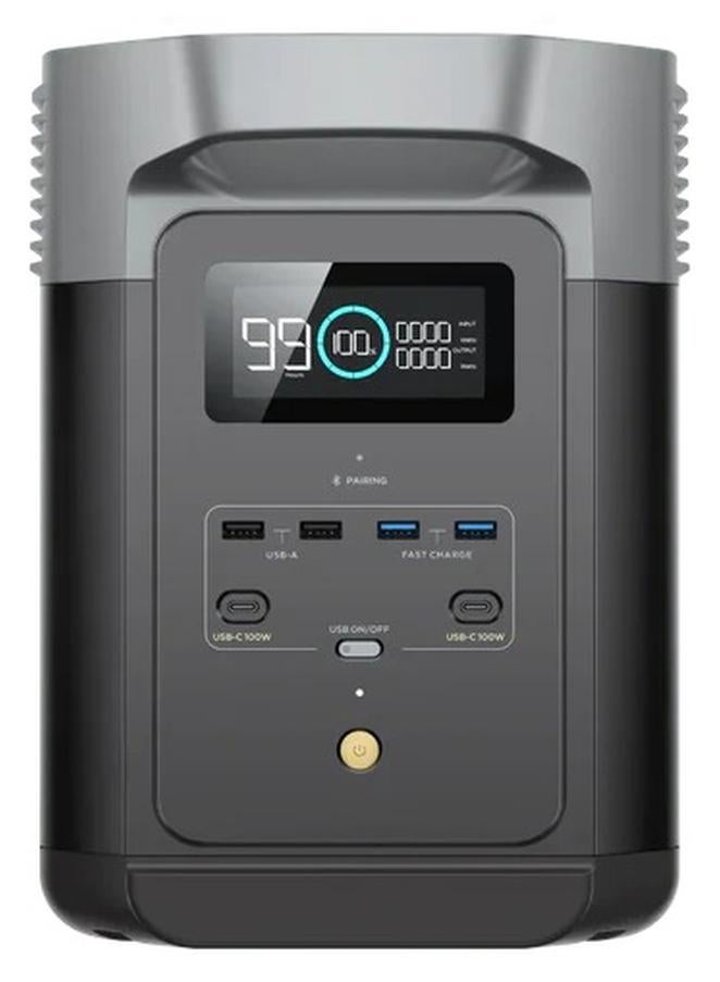 إيكو فلو محطة الطاقة المحمولة EF ECOFLOW DELTA 2 ، بطارية LiFePO4 (LFP) 1024Wh ، شحن سريع ، مولد للطاقة الشمسية (لوحة شمسية اختيارية) للطاقة الاحتياطية المنزلية - Image 1