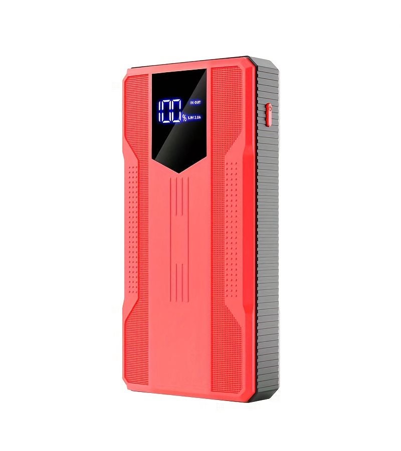 Red Car Jump Starter Power Bank 1000A Peak Portable Emergency Power Supply for Journey - Image 3