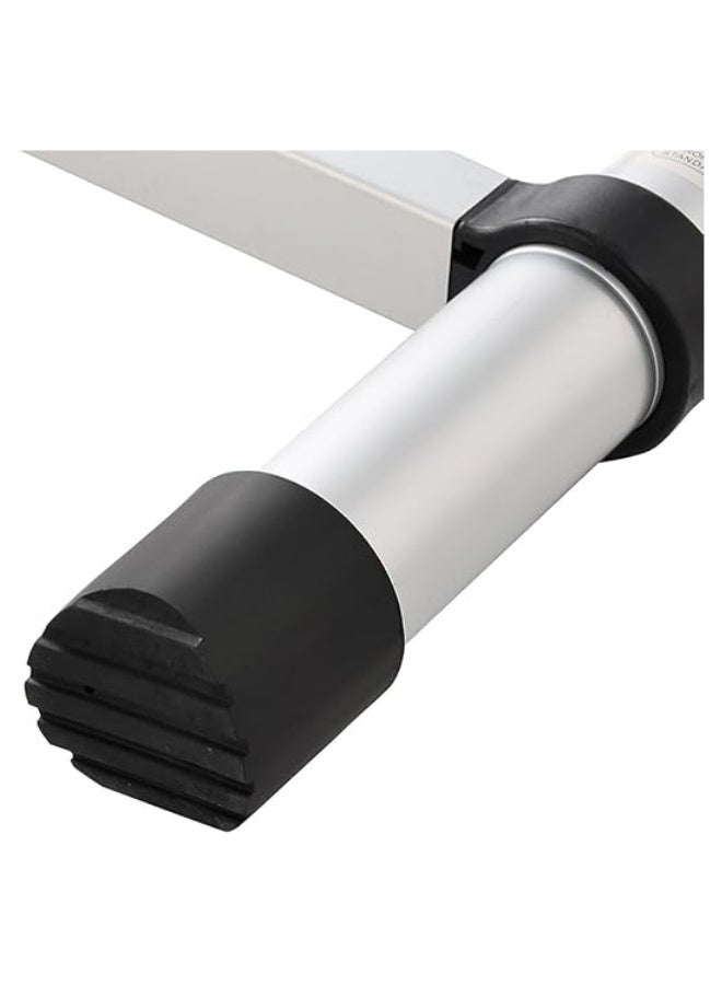 ALSAEED Lightweight Telescopic Ladder with Adjustable Height, Foldable Design, Slip Resistant and Safety Lock Suitable for Home, Professional and Outdoor Use 2.6M - Image 4