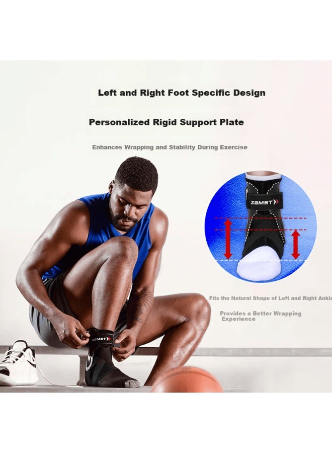 Zamst Sports Ankle Brace Basketball Ankle Support A2-dx Stabilizing Ankle Brace Volleyball Ankle Support Hard Ankle Brace Trey Young Right L - Image 1