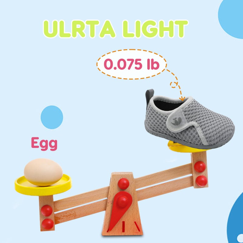 FEETCITY Infant Shoes Girls Boys Soft Sole Toddler Slip On Newborn Crib Casual Sneaker First Walking Skate Shoe Grey - Image 5