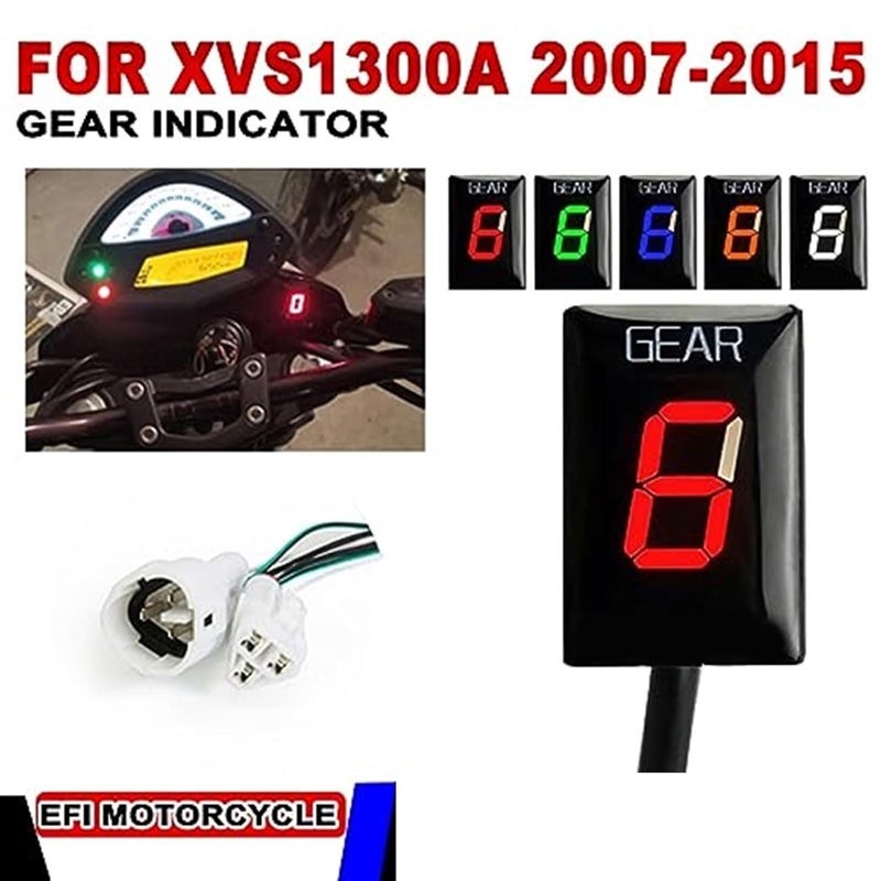 Wivplex Motorcycle Gear Indicator 1-6 Level Display - Image 2