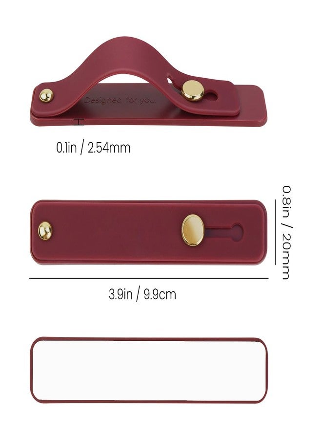 yuntop 6 Pieces Phone Strap Grip, Telescopic Phone Finger Strap Stand, Assorted Colors Silicone Universal Finger Loop for Most Mobile Phones and Cell Phone Case (Vintage Colors) - Image 4