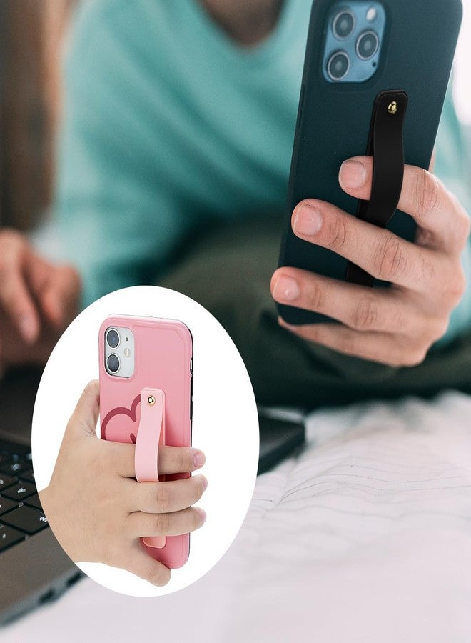 yuntop 6 Pieces Phone Strap Grip, Telescopic Phone Finger Strap Stand, Assorted Colors Silicone Universal Finger Loop for Most Mobile Phones and Cell Phone Case (Vintage Colors) - Image 3