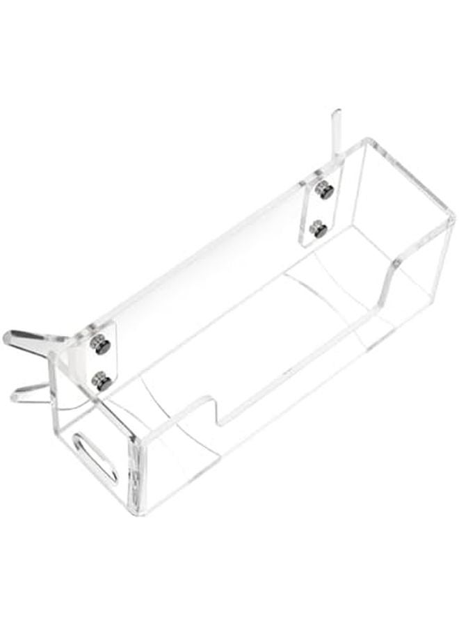 Transparent Acrylic Desktop Speaker Stand with Silicone Pad for Improved Stability - Image 2