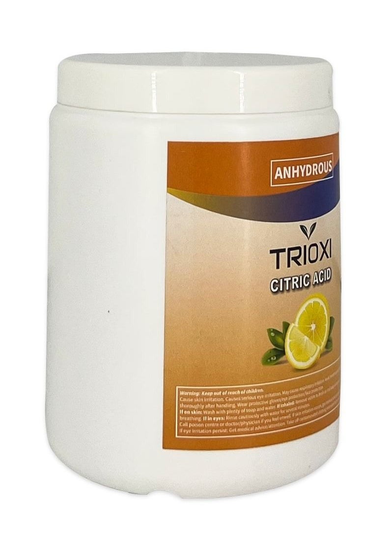 TRIOXI - Citric Acid Anhydrous for Cleaning Bath Bomb and Soap Making 1KG - Image 1
