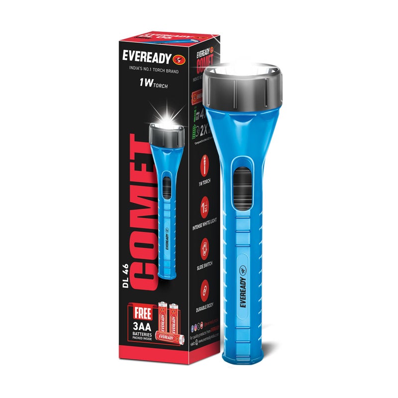 Eveready DL46 LED Flashlight, Battery Powered 1 Watt - Image 4