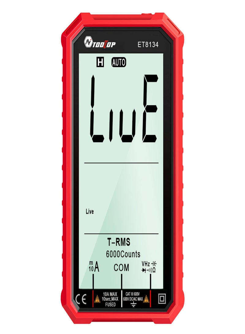 ET8134 Portable 4.7 Inch High Definition LCD Screen Multimeter Direct Current Voltage Current AC Voltage Current Measurement Capacitance Resistance Measuring Multifunction Multimeter Backlight Function - Image 3