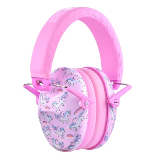 PROHEAR 032 Kids Ear Protection - Noise Cancelling Headphones Ear Muffs for Autism, Toddlers, Children - Pink - Image 1