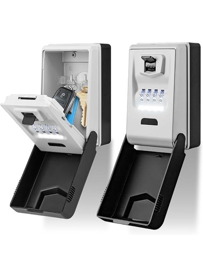 ماستر لوك صندوق مفاتيح جداري Master Lock برمز مكون من 4 أرقام – خزنة مفاتيح آمنة للاستخدام الخارجي للمنازل والمكاتب وAirbnb - Image 1