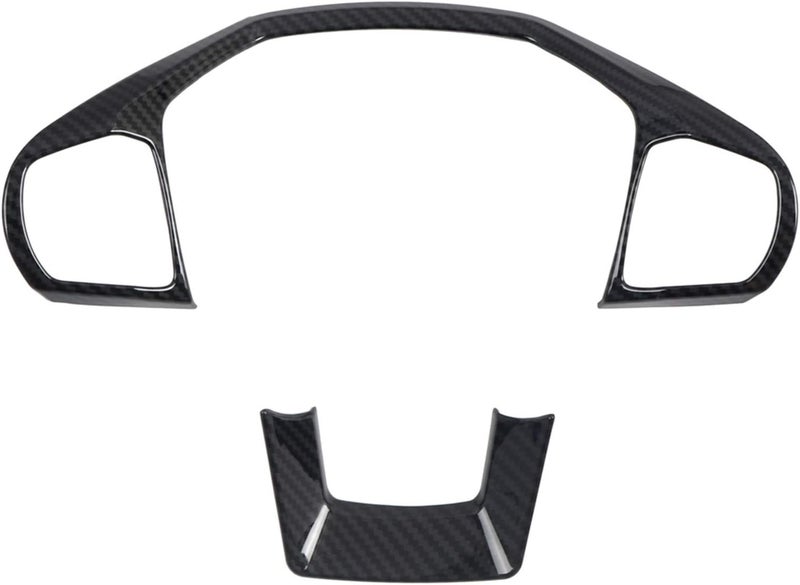 Wivplex Carbon Fiber Steering Wheel Cover Trim for Ford Explorer - Image 1