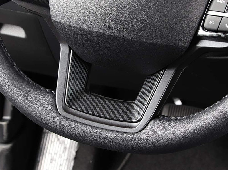 Wivplex Carbon Fiber Steering Wheel Cover Trim for Ford Explorer - Image 4