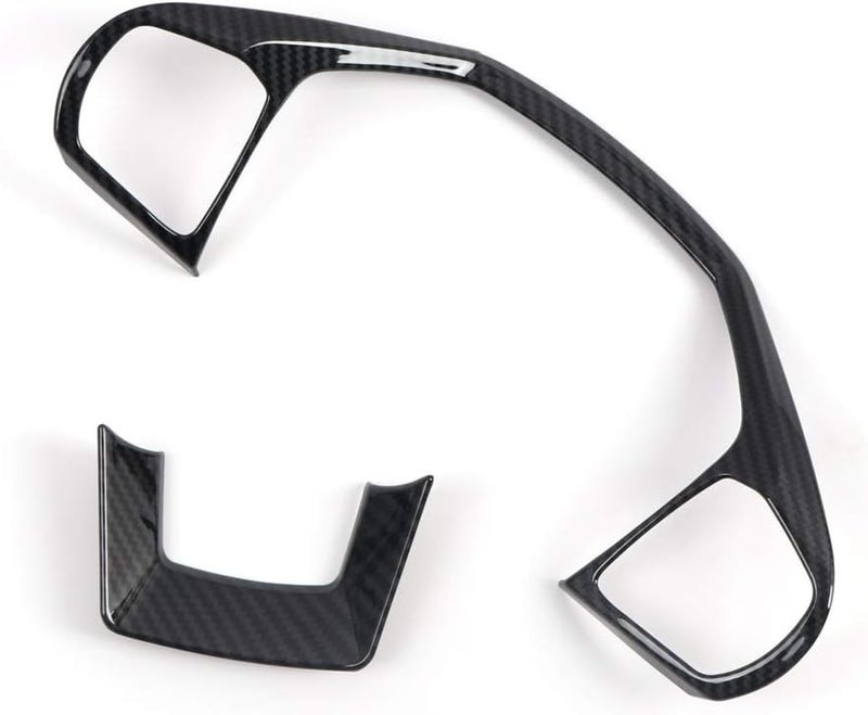 Wivplex Carbon Fiber Steering Wheel Cover Trim for Ford Explorer - Image 3