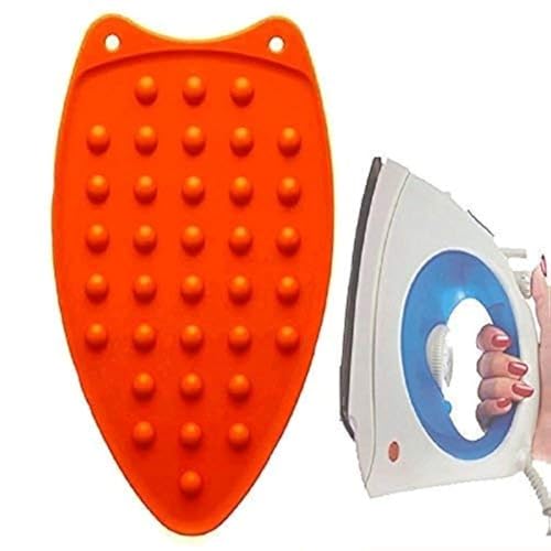 MeeTo Silicone Iron Mat Heat-Resistant Rest Pad Flexible Waterproof Insulation Mat Ironing Board - Image 1