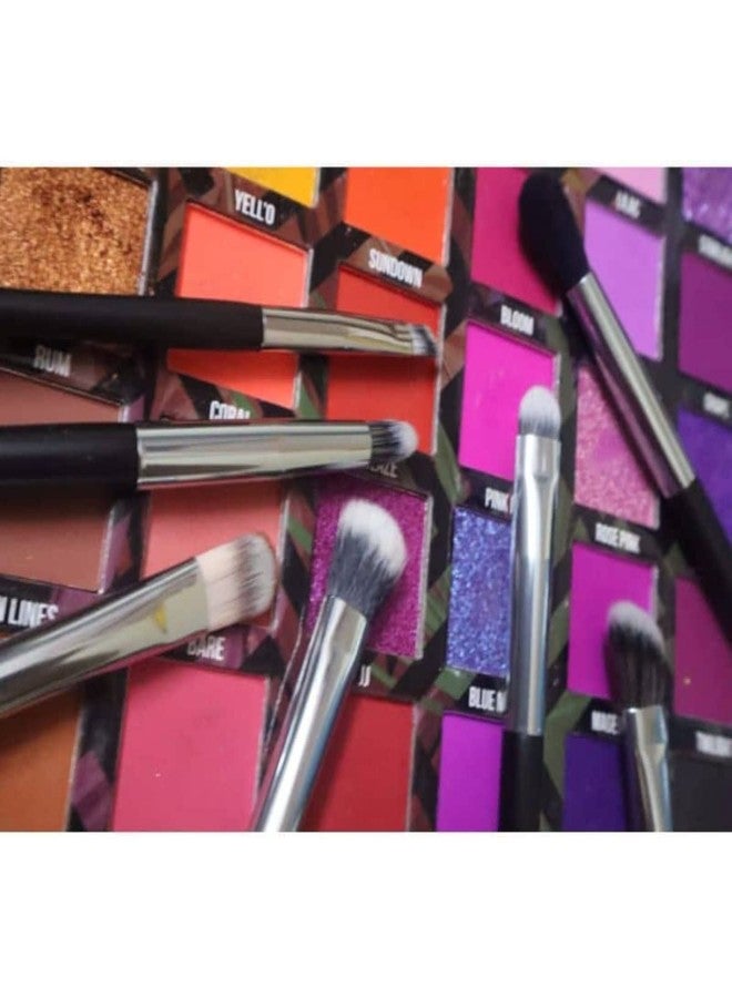 Veoni Belle Flat Eyeliner Eyebrow Concealer Brush Flat Definer Firm Precision Lash Liner Cosmetic Brushes - Image 4