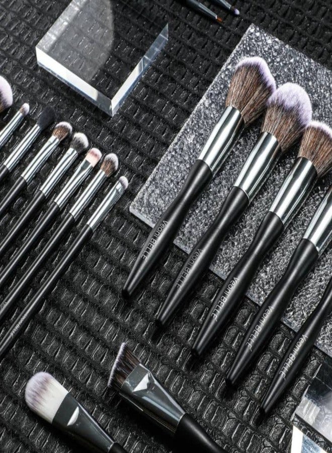 Veoni Belle Flat Eyeliner Eyebrow Concealer Brush Flat Definer Firm Precision Lash Liner Cosmetic Brushes - Image 5