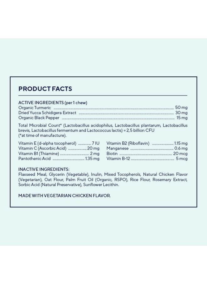 Probiotic Soft Chews | Digestive | Gut | Immune Support | Diarrhea & Constipation Relief | Allergy Response & More For Dog